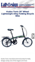 Adults Fold Away Bike 20" Wheels