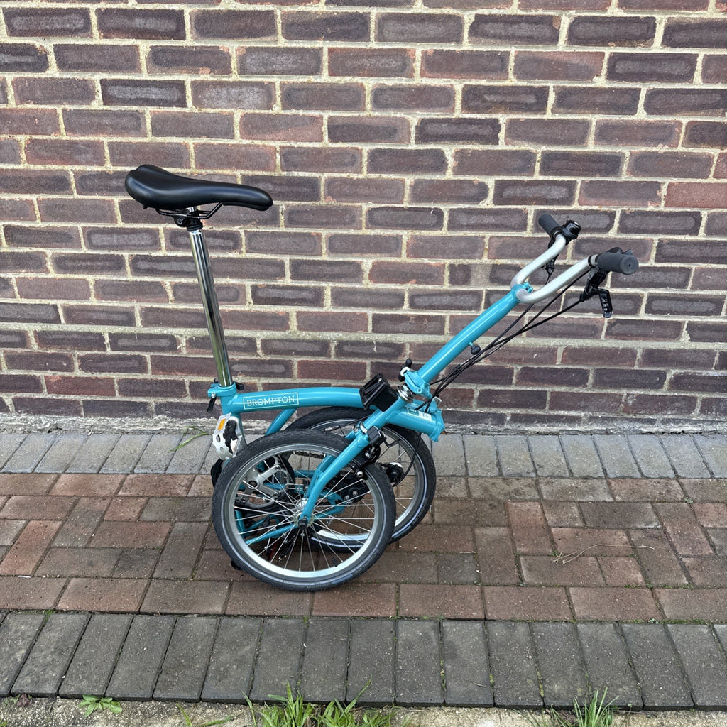 Brompton B75 16" Folding Bike - Blue - Discontinued - VGC - Classic Shape
