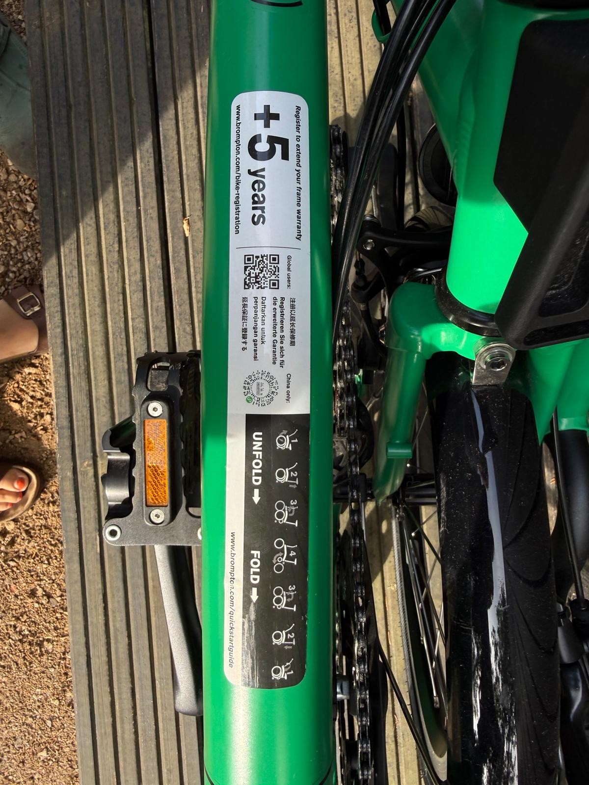 Brompton C Line 12 Speed 2025 - Mint Condition - CAMBRIDGE COLLECTION