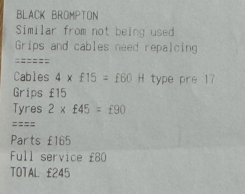 Brompton Folding Bike 6-Speed, Black