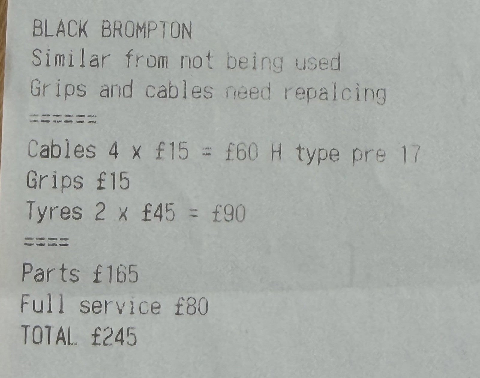 Brompton Folding Bike 6-Speed, Black