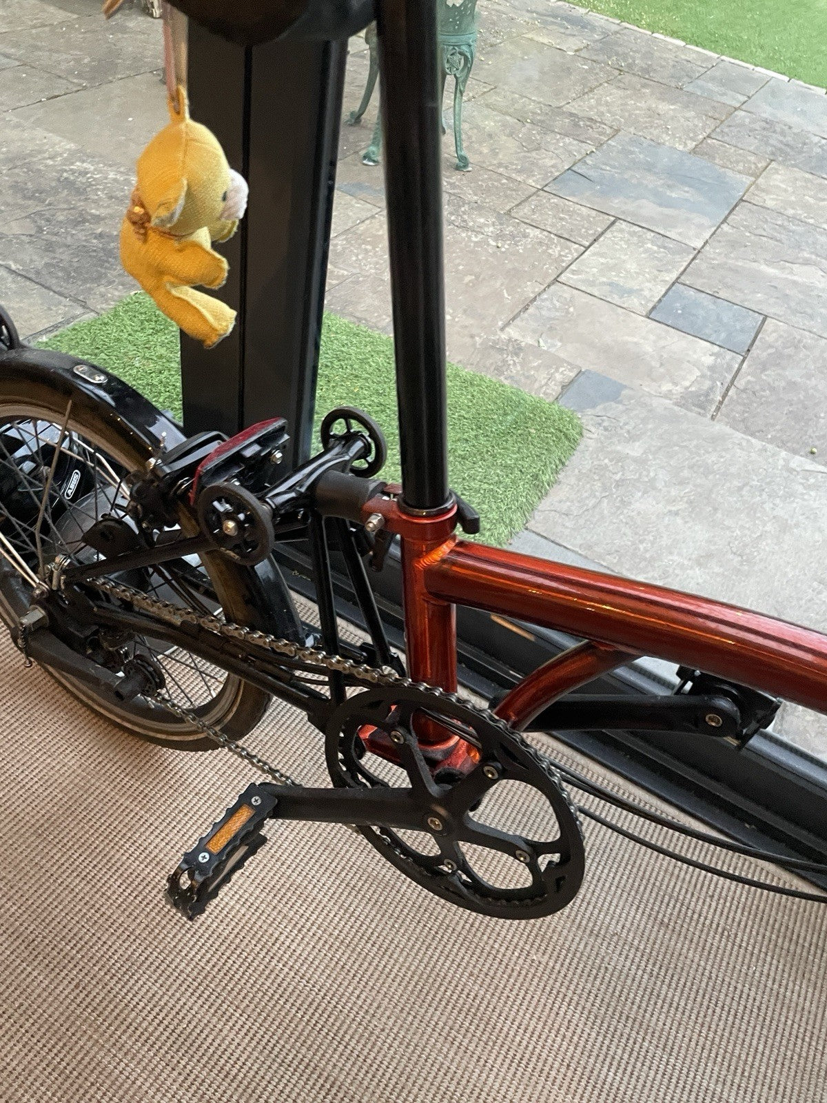 Brompton M6L 2021 Black Edition Flame Lacquer - BIKE ONLY