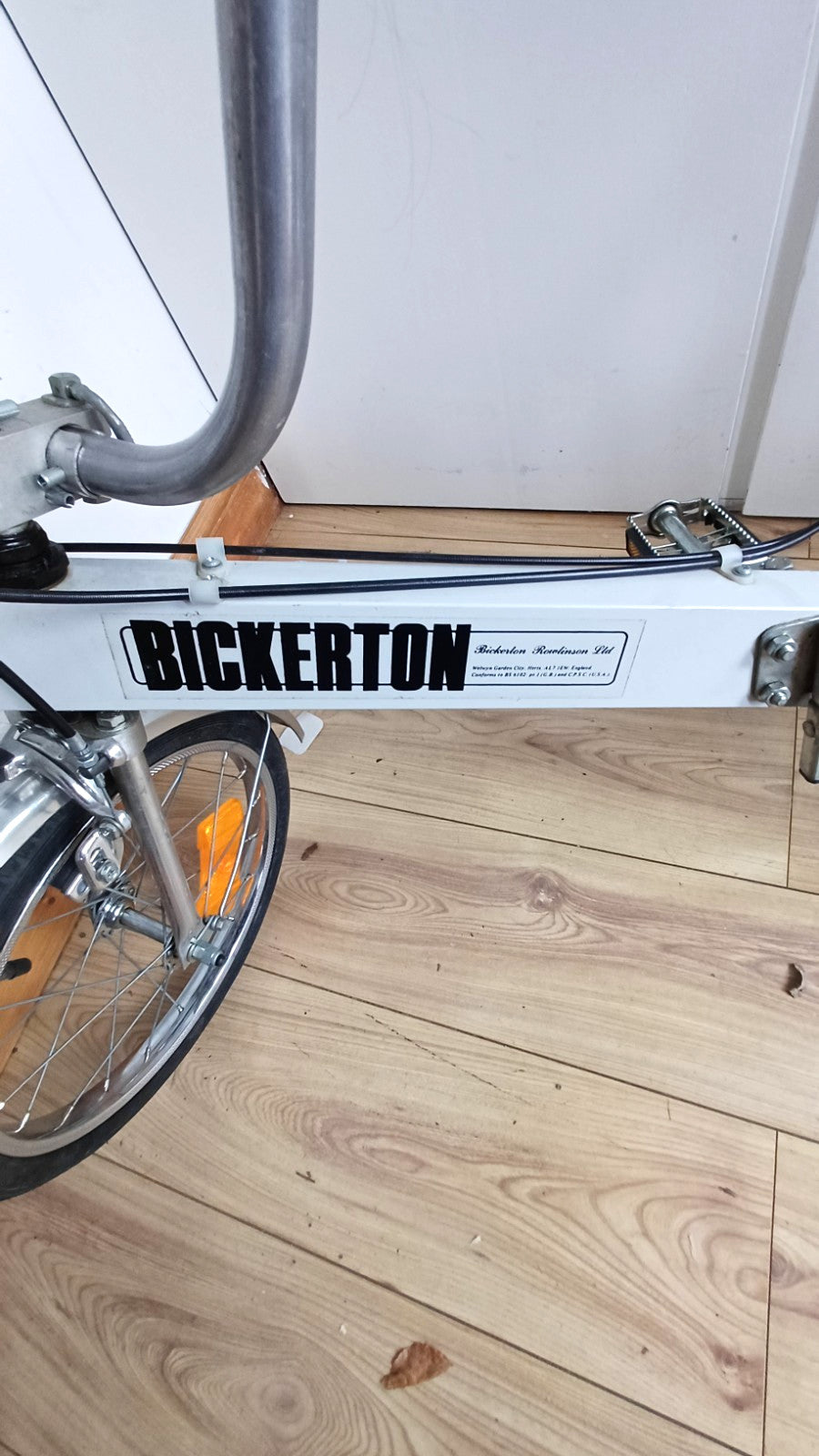Vintage Bickerton Classic Folding Bike With Original Carrying Bag- Collectible