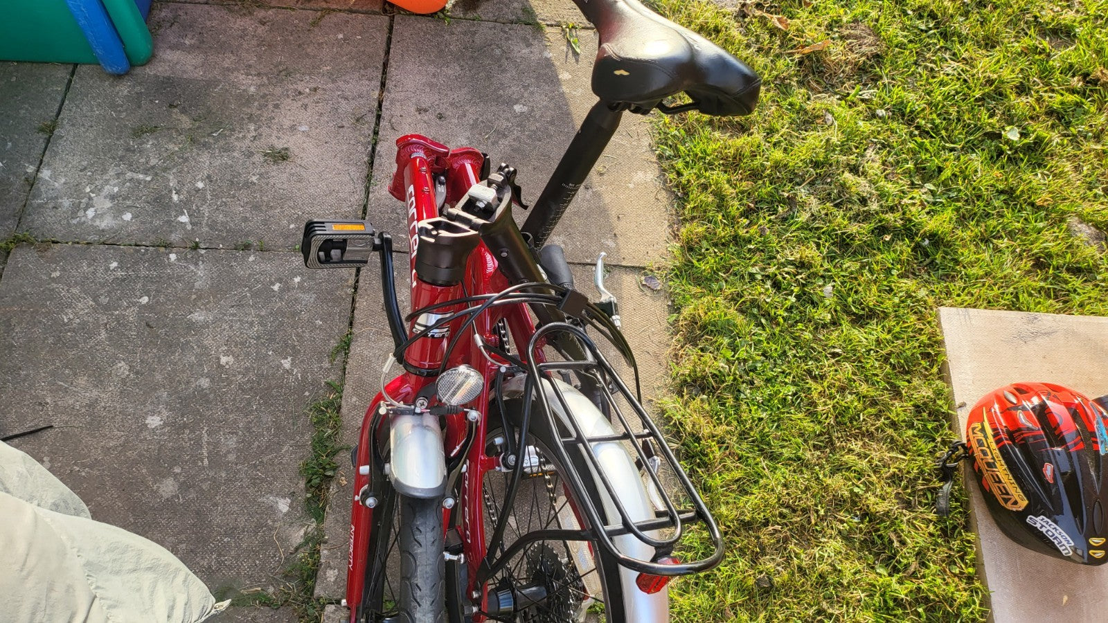 Red Career Foldable Lightweight Bicycle Bike