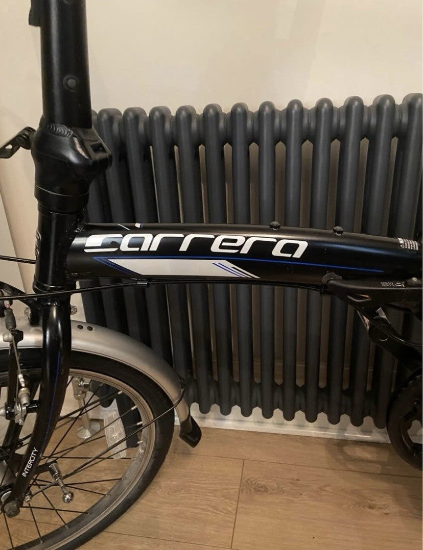 Carrera Intercity 20'' Unisex 8-Speed Folding Bike Black