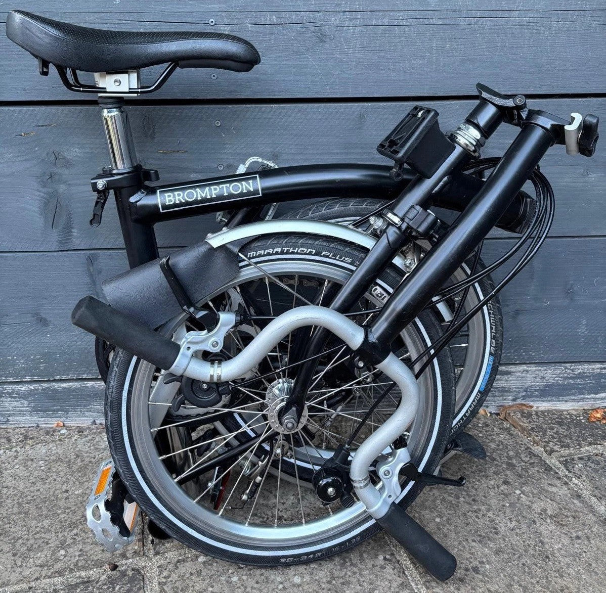 2015 Brompton H6L (Higher) C Line Folding Bicycle 6 Speed - Lightly Used