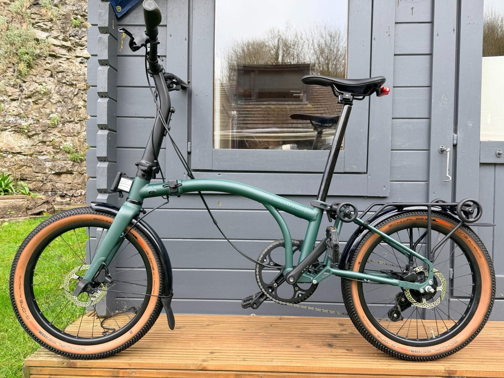 Brompton G Line Folding Bike – Roller Frame – 8 Speed – Forest Green – Medium