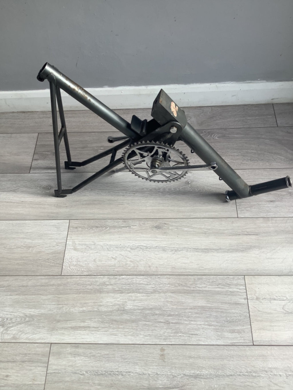 Rare grey 1966 rsw16 compact folding bike + crank + kickstand to restore project