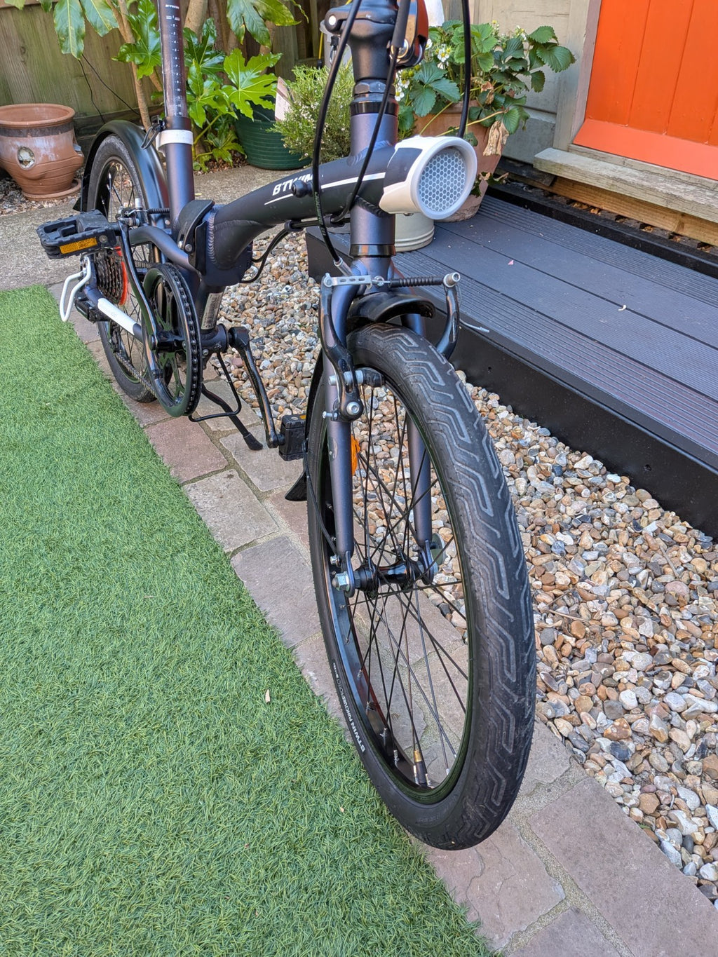 BTWIN Tilt 500 Folding Bike 20-inch Blue Great Condition