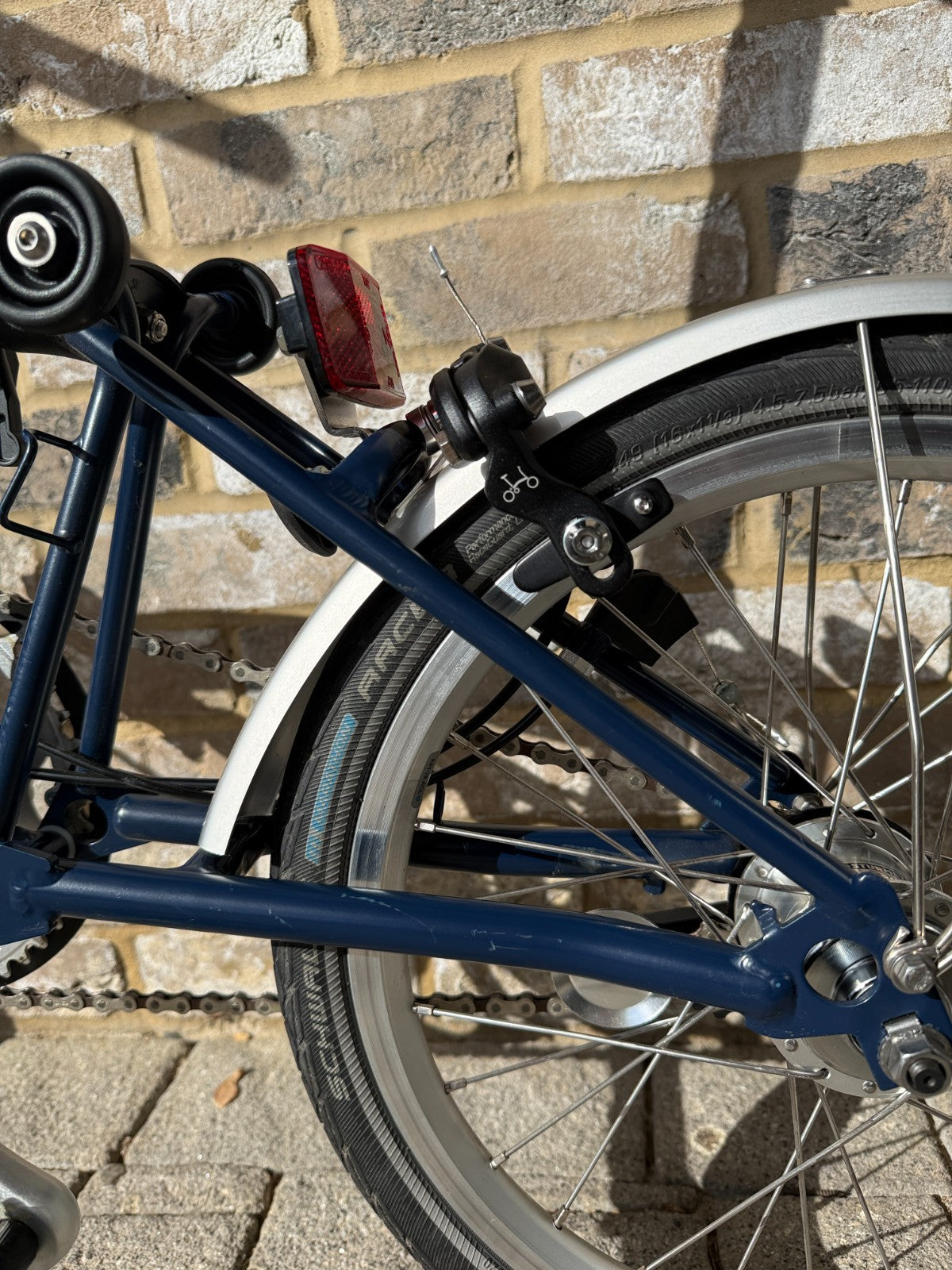 Brompton Tempest Blue 3 Speed Mid C Line M3L - Great Condition - World Shipping