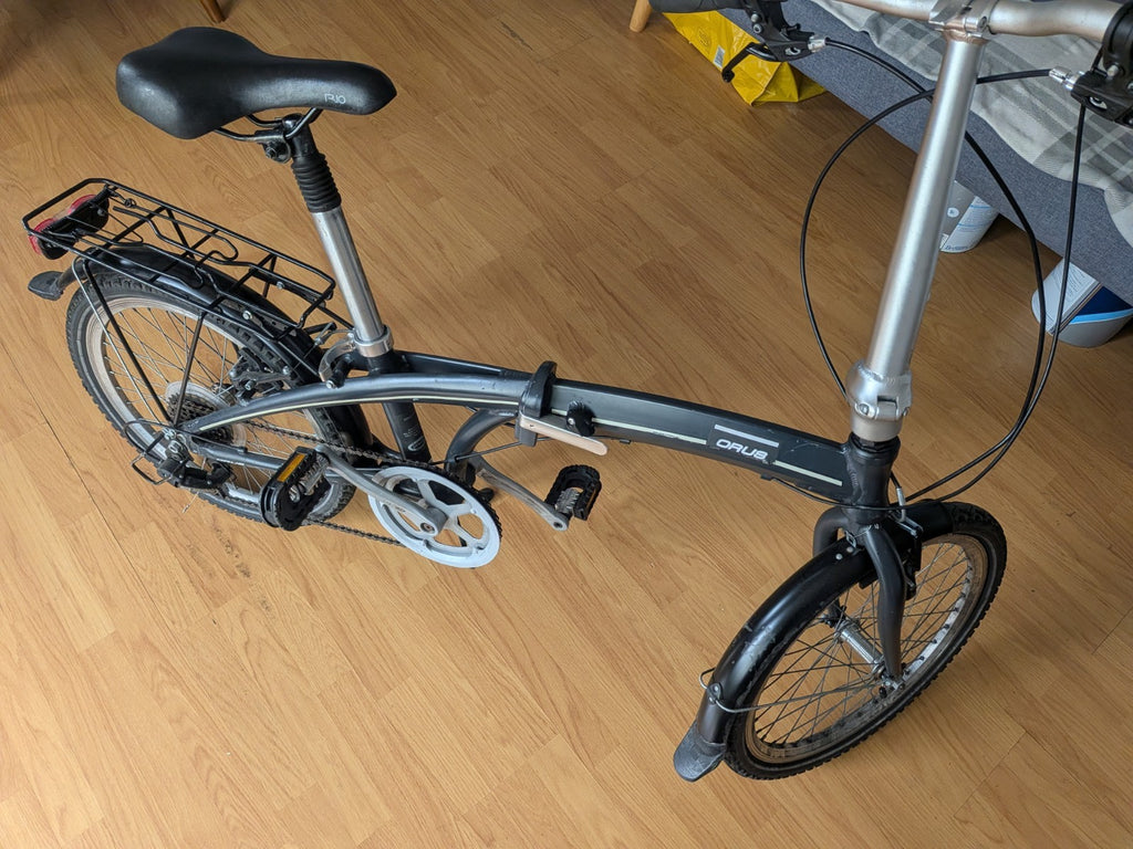 Orus Folding Bicycle-grey
