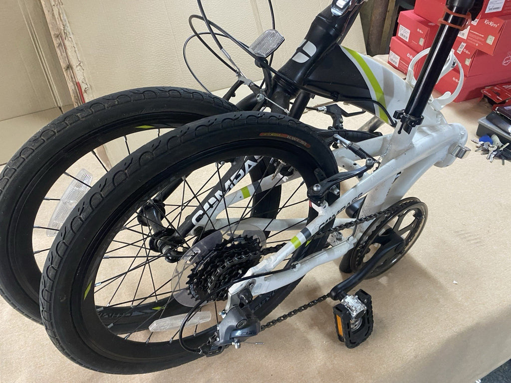 Go Outdoors Compass Northern Folding Bike 20" Wheels White