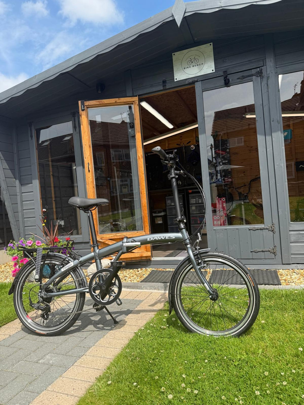 New Dawes Folding Alloy Bike Dawes Kingpin Grey Folder Brand new bike
