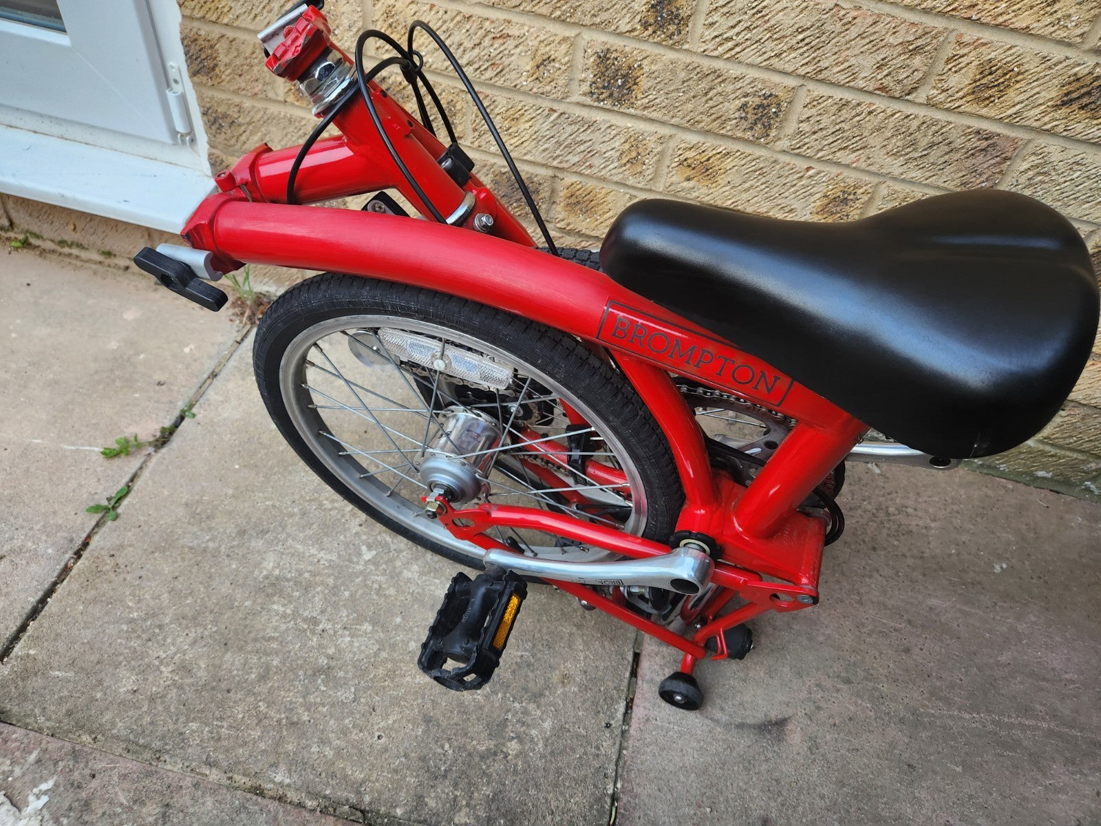 Vintage 2006 Brompton M3E Folding Bike - 3 Speed - Red - Classic M-Bars
