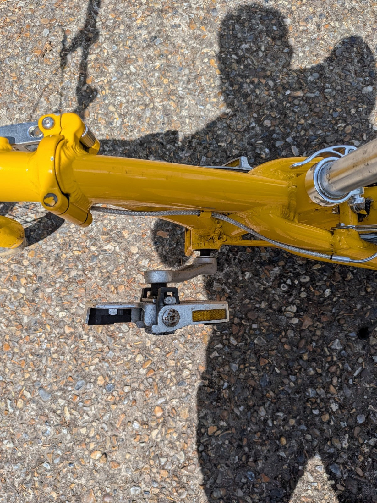Bobbin Yellow Folding Bicycle Like Brompton Folding Bike