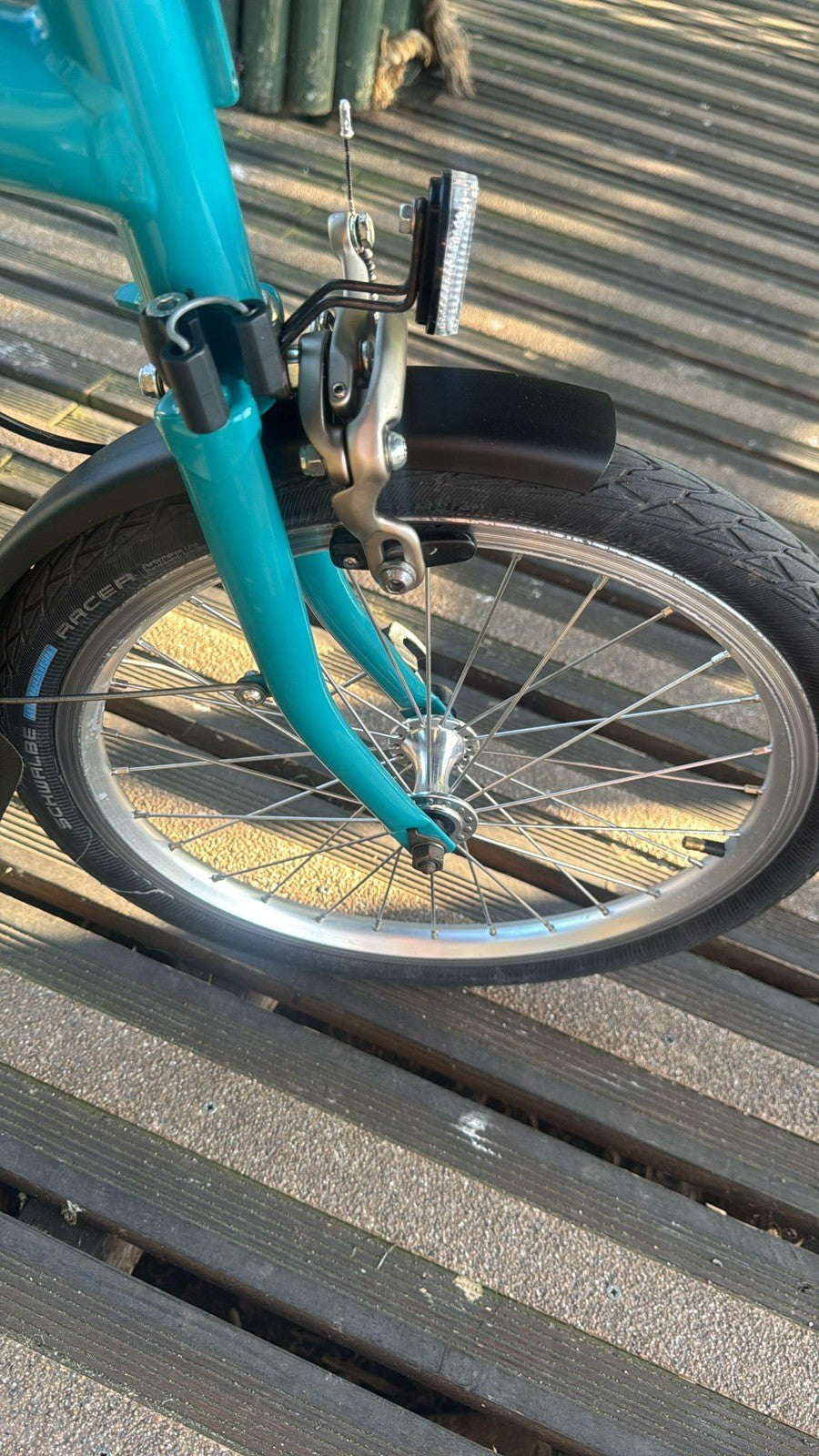 Brompton B75 16" Folding Bike - Blue
