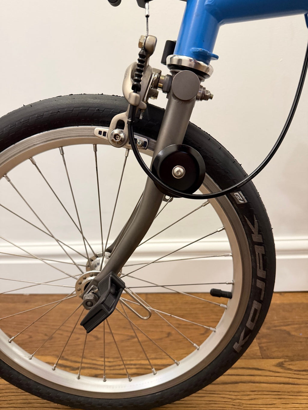 Rare Brompton H6E-X Superlight Special Order Cornflower Titanium Super Light P