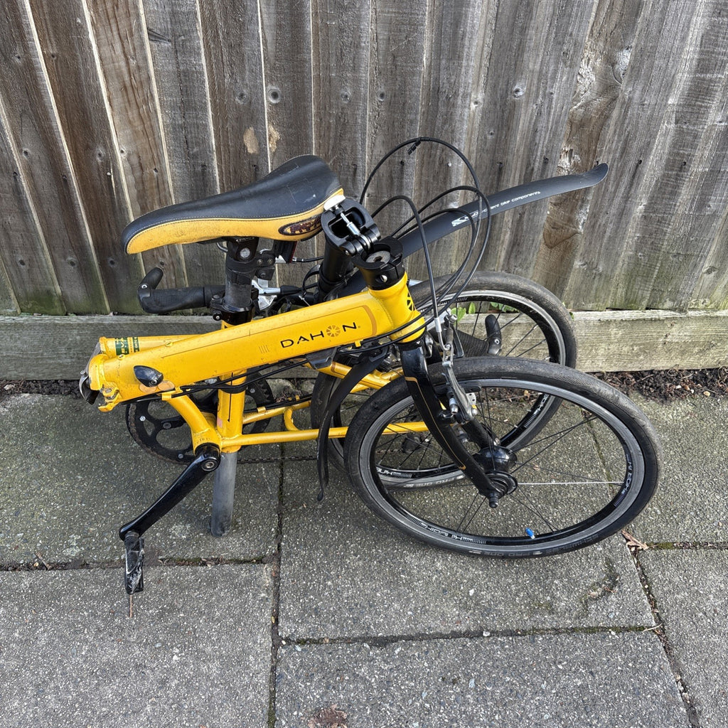 Dahon Speed Pro -7 Speed Folding Bike In Yellow