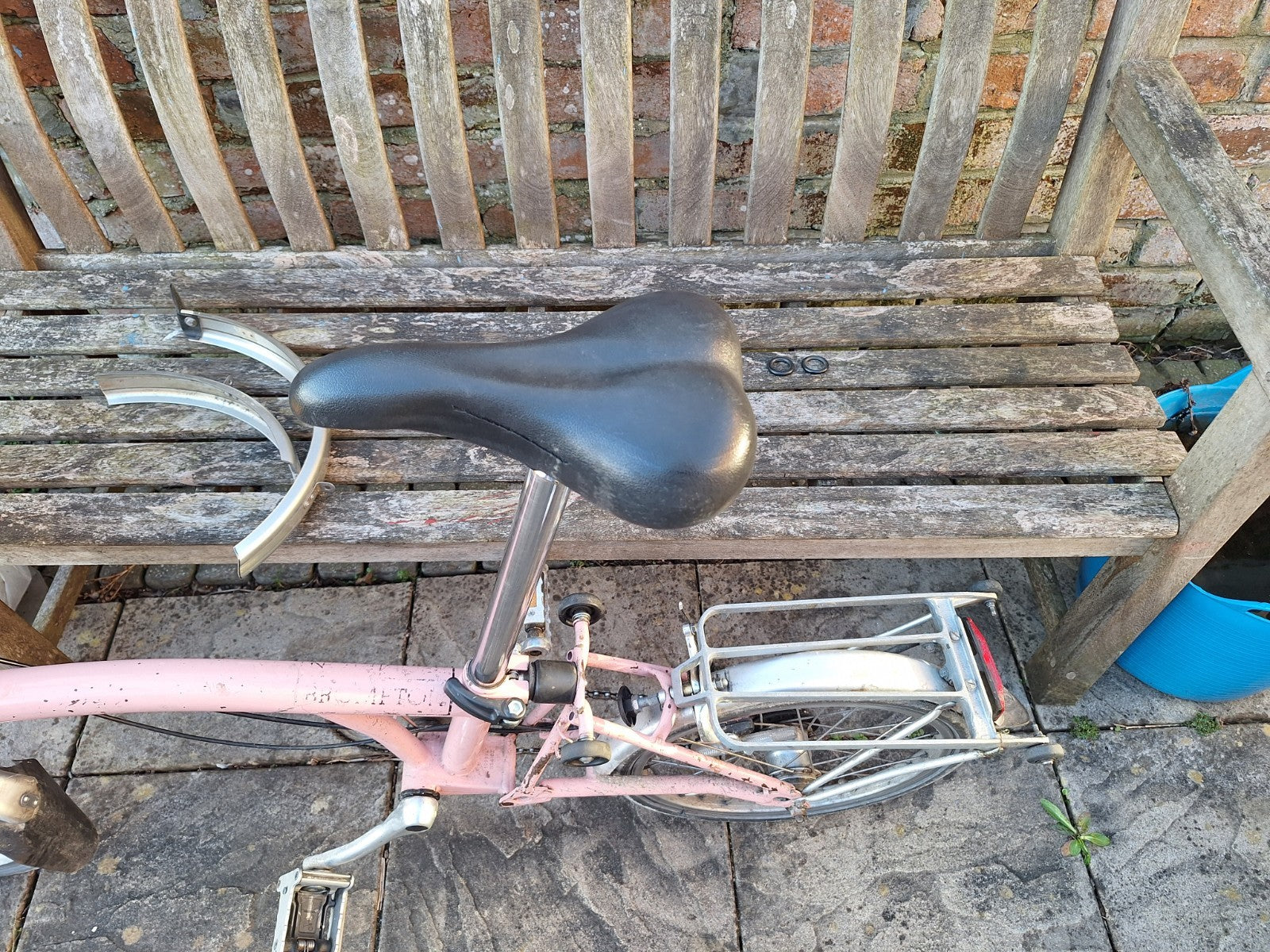 Brompton Folding Bike 3-Speed - Baby Pink