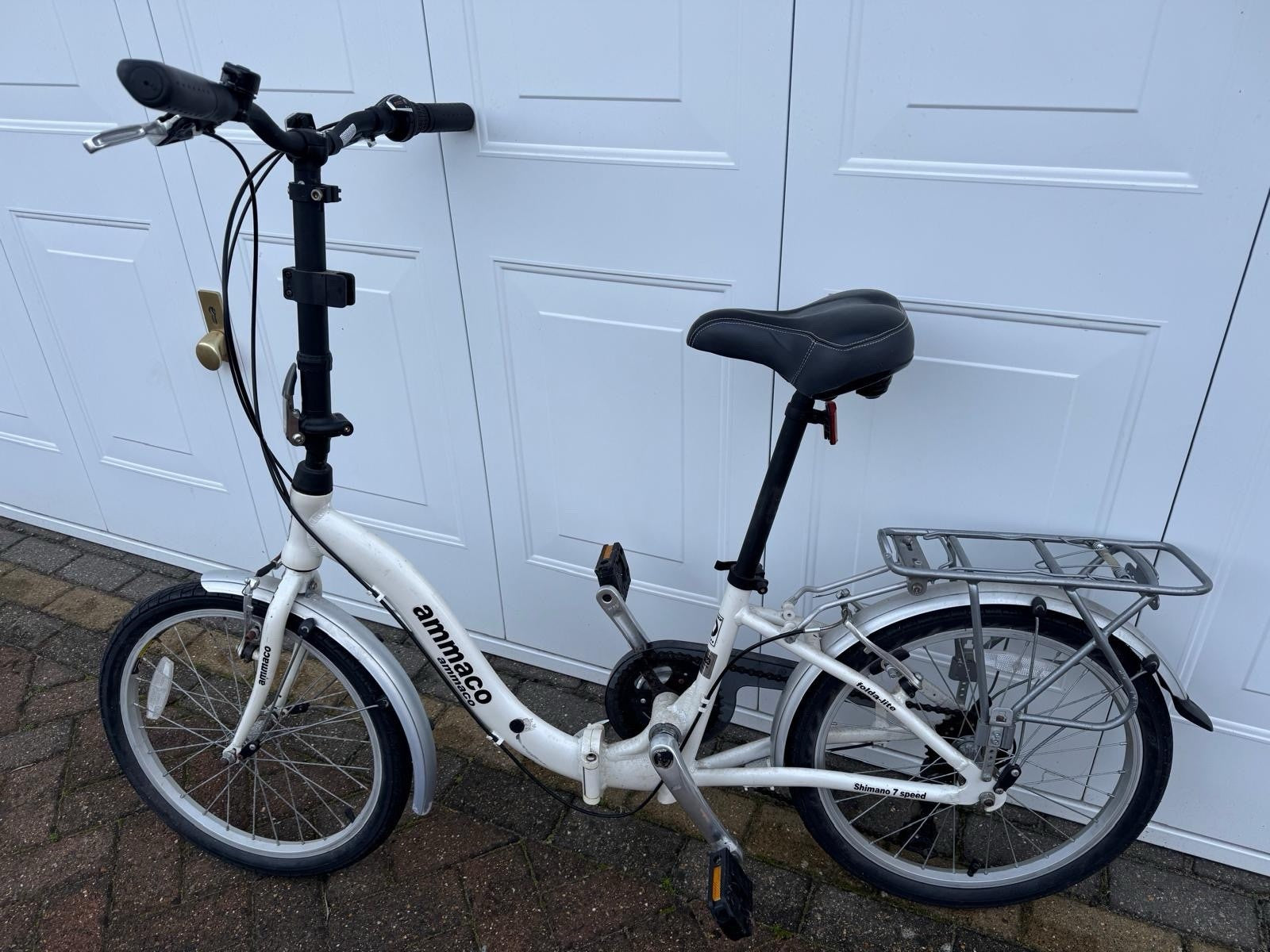 Ammaco Folding Bike - Folda lite white