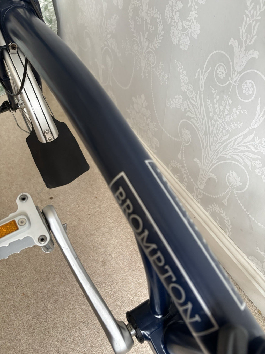 2019 Brompton M3L folding bicycle C Line Equivalent in Tempest Blue - Used