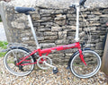Dahon Speed D7 with pump in the Seatpost. 7 speed rapid rise gears.