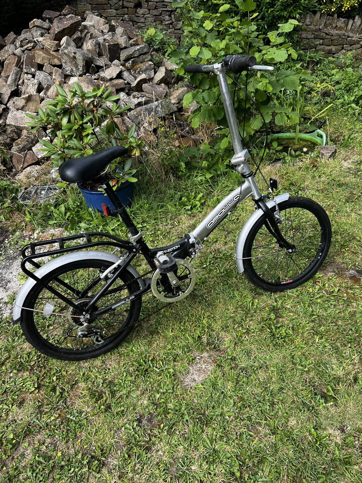 Bicycle “Apollo Transition” Folding 6 Speed Shimano Gear 20” Wheels Aluminium