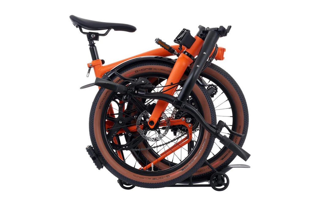 Brompton G Line Adventure Orange w Mudguards and Rack 8 Speed, 2025 M, New Model