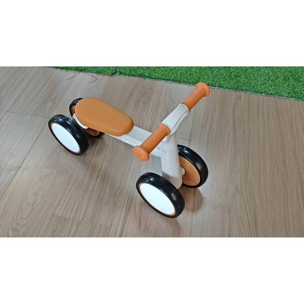 Balance Bike Lightweight Baby with Foldable Design Adjustable Seat No White