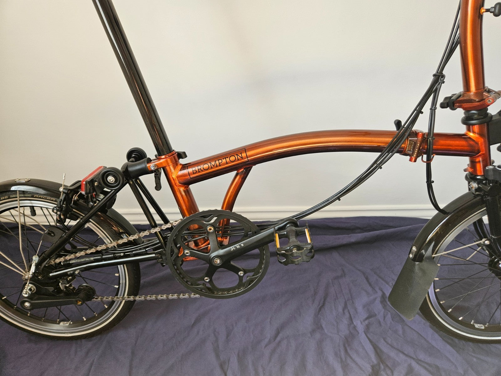 Brompton M6LX Superlight Titanium 6 Speed Flame Lacquer Excellent Condition