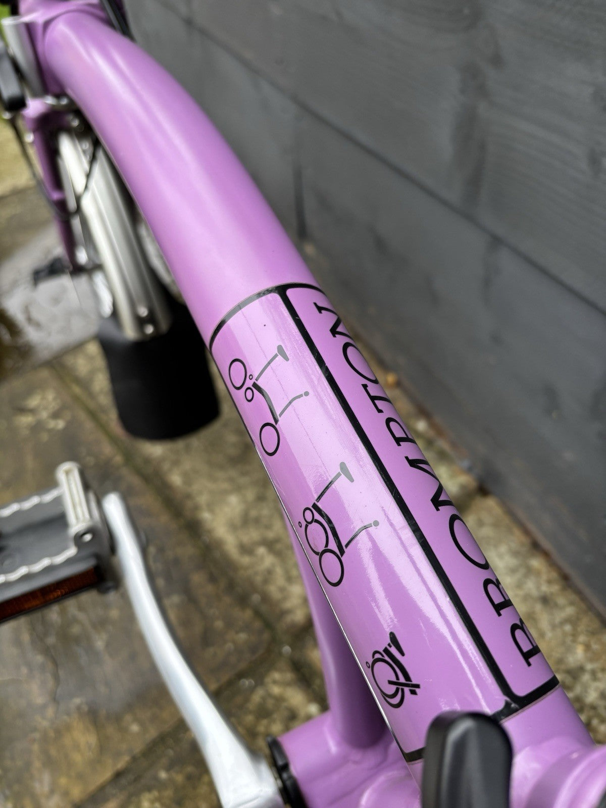 Brompton M6L in rare Lilac Folding bike C Line - Very Light Leisure Use Only
