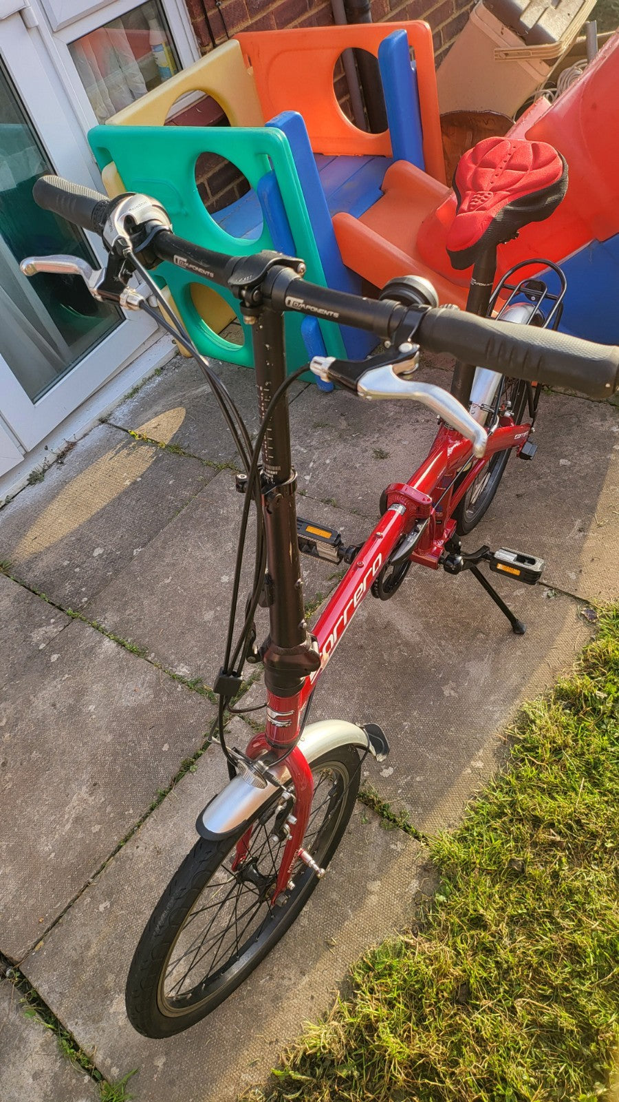 Red Career Foldable Lightweight Bicycle Bike