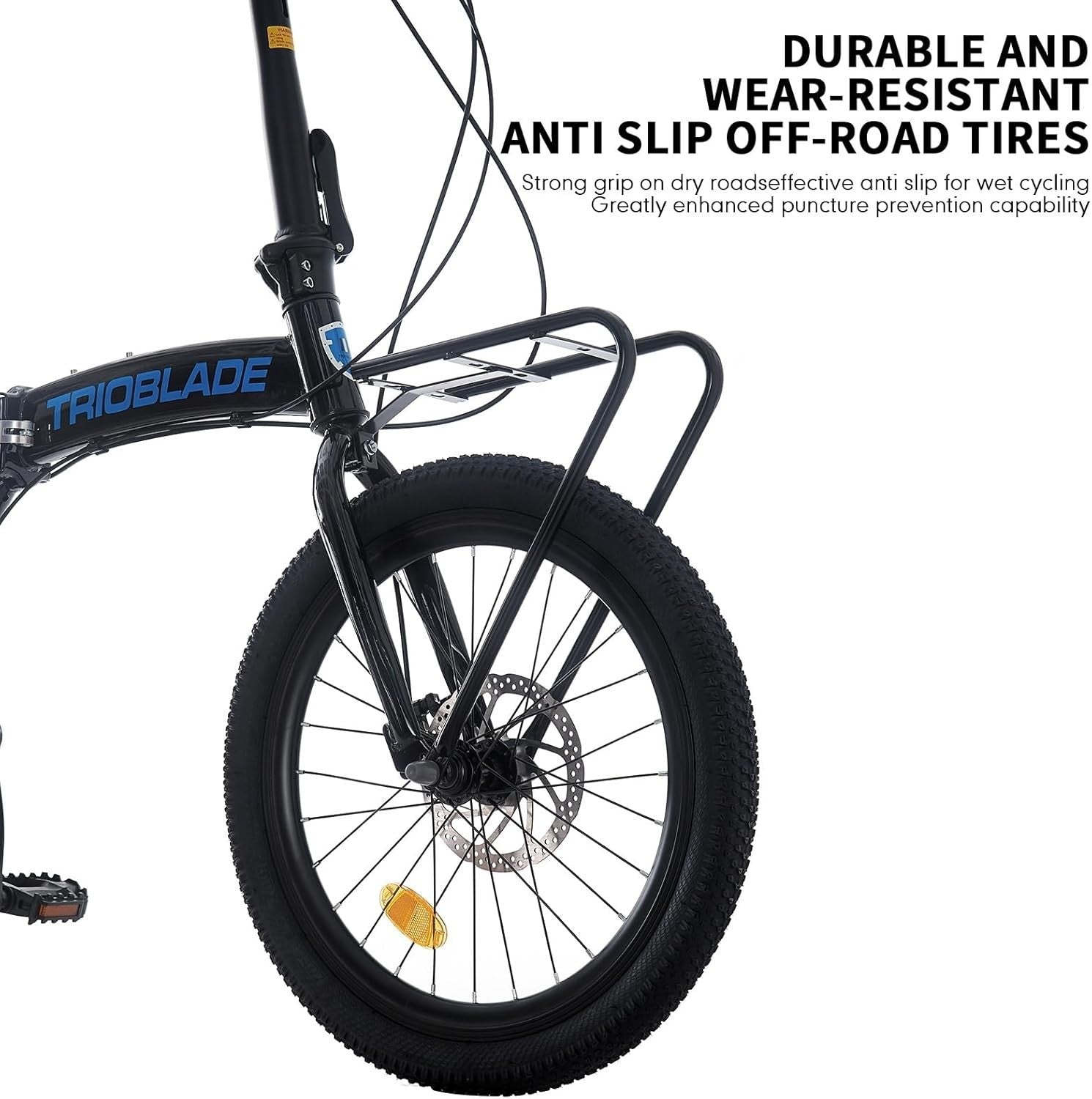 20" Folding Bike Lightweight 7-Speed Shimano Disc Brake Urban Commute
