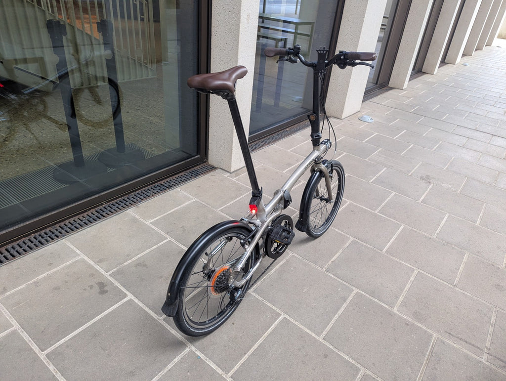 BTWIN Tilt 900 Folding Bike 9-Speed Shimano Sora, Lightweight Aluminium Frame