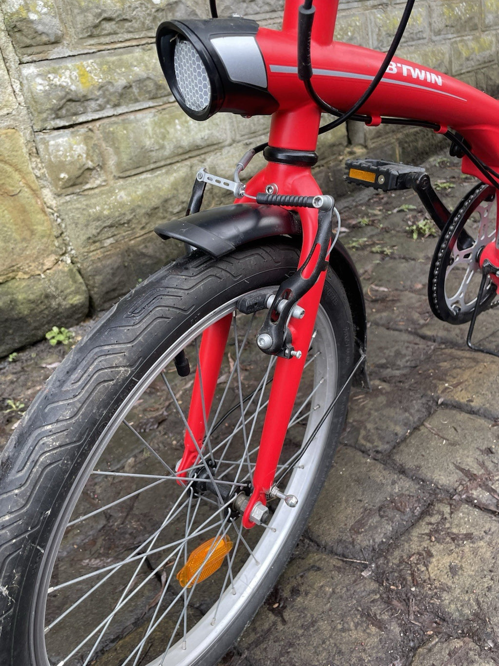 BTwin Tilt 120 Red Folding Bike