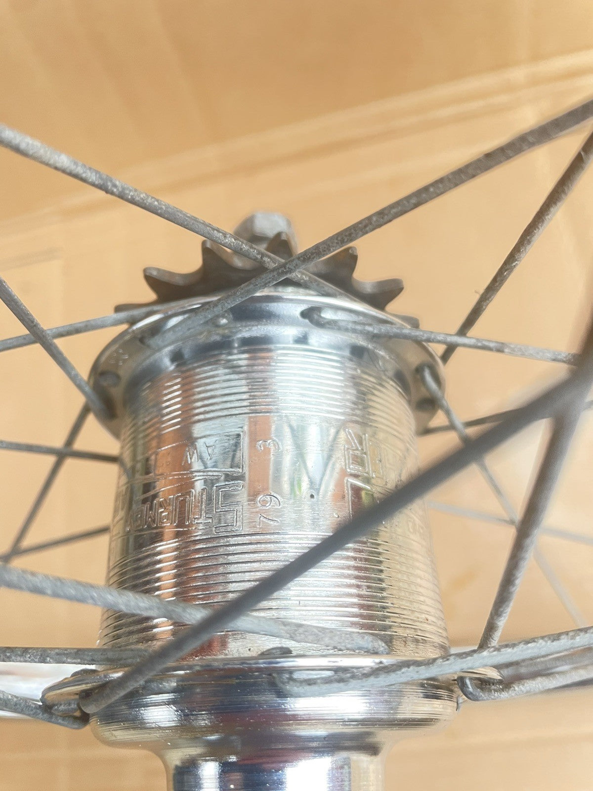 VINTAGE RETRO RALEIGH shopper rear WHEEL 20x 1 3/8th