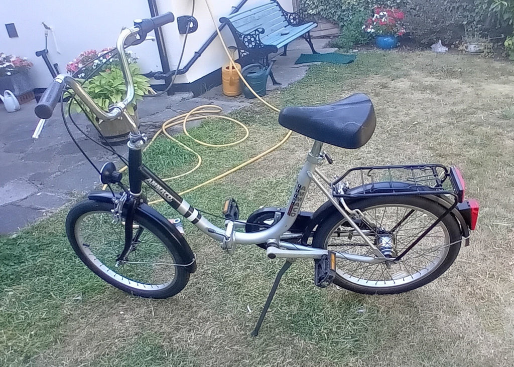 Ammaco 3 gear folding bike.  Recently fully serviced by professional