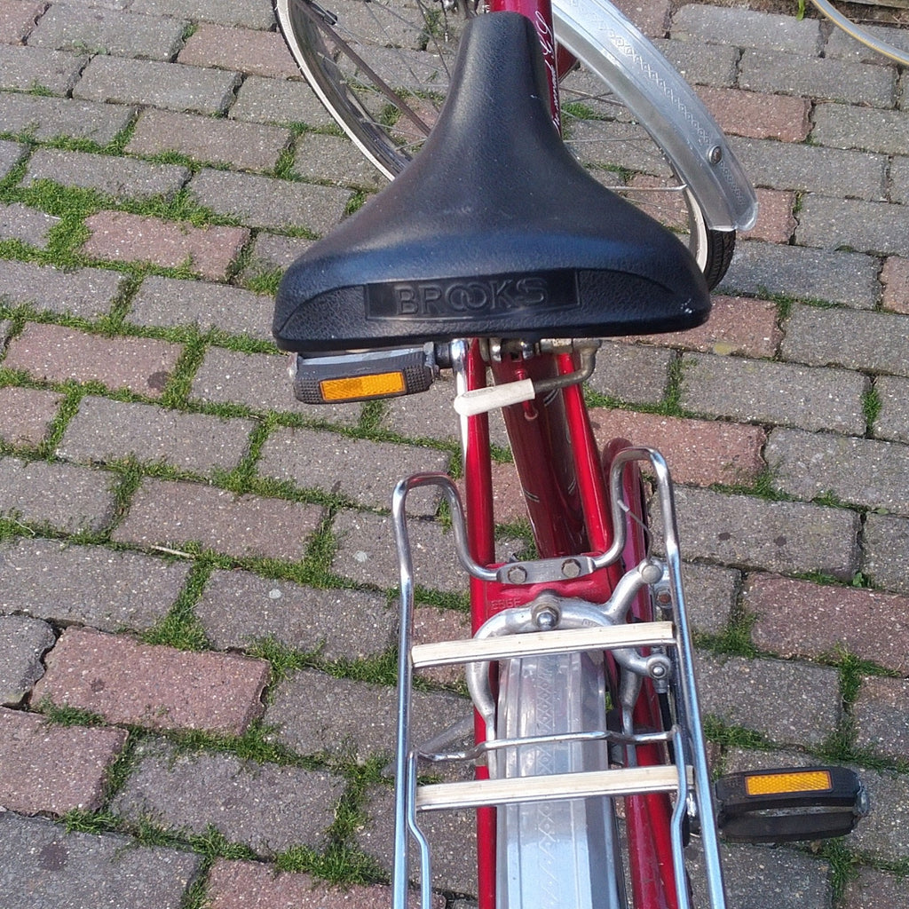 Puch Remover GL Red Silver 20" Vintage Folding Bike 3-Speed Hub Rack Mudguards