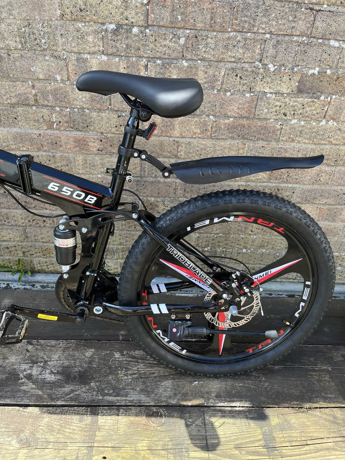Trioblade 650B foldable bicycle