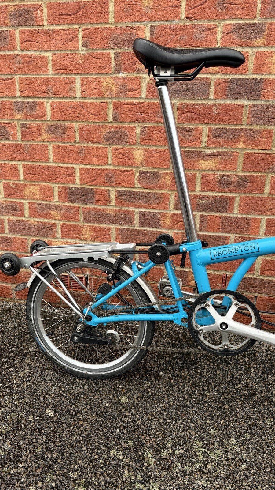 2016 brompton S3R 3 speed blue folding bike