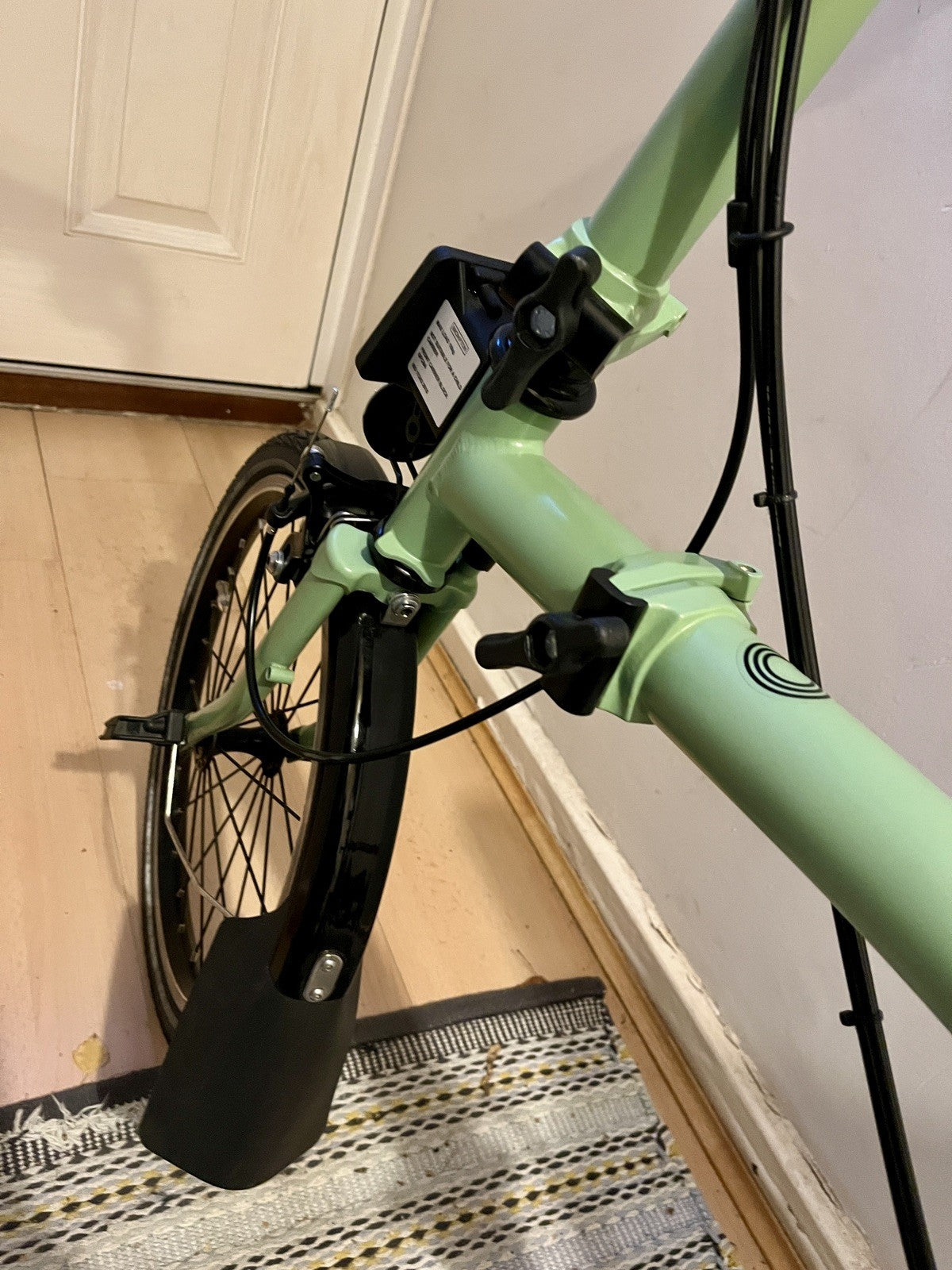 Brompton C Line Explore, 6-Speed, Matcha Green, Black Ed, Mid Handlebar 2025