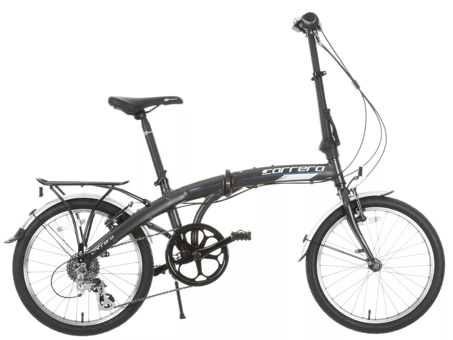 Carrera Intercity Unisex 8 Speed 20'' Wheels Compact Folding Bike (Scratched)