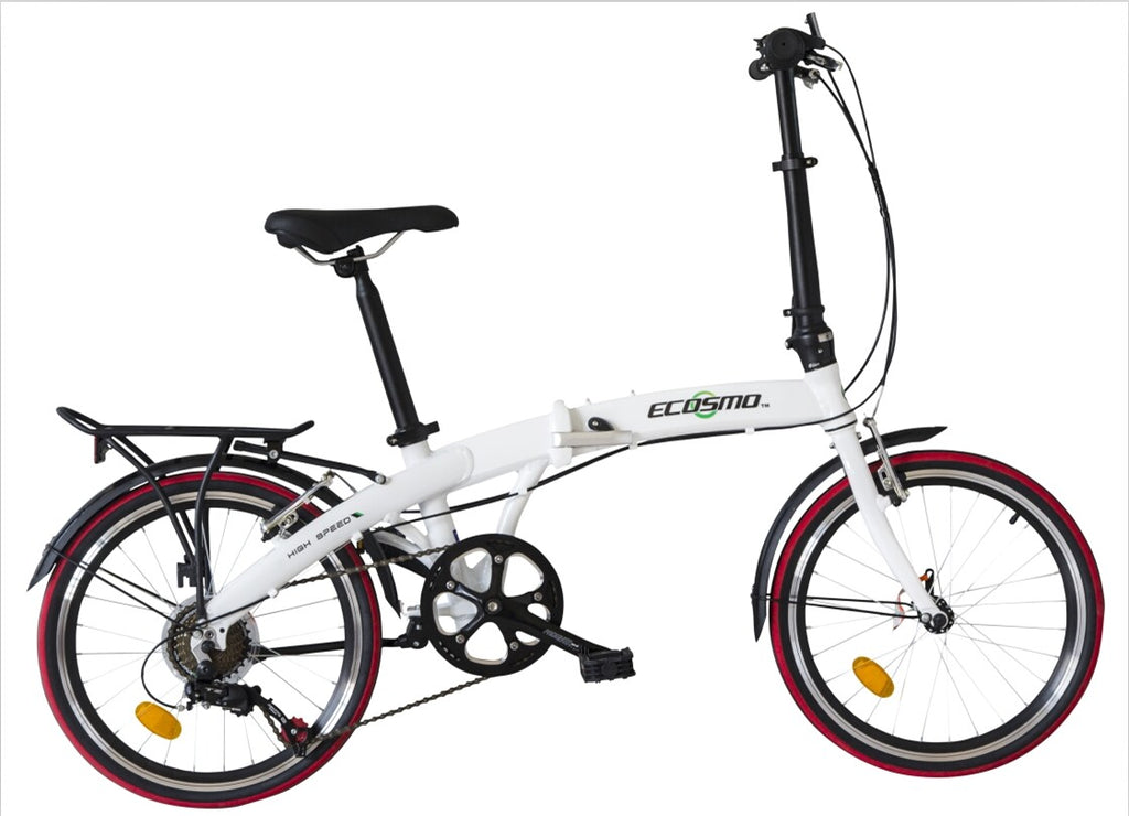 Ecosmo 20" Wheel Lightweight Alloy Folding Bicycle Bike 7 SP,11.5kg-20AF09WR
