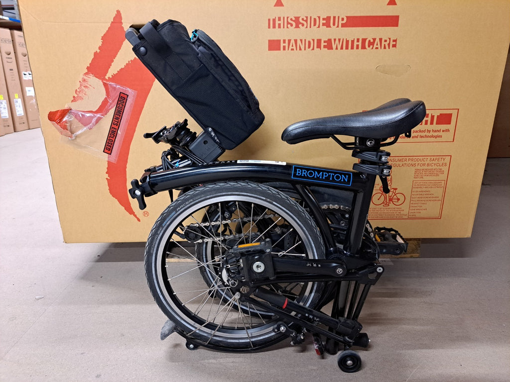 Brompton M6L Folding  Bike (Telescopic Seatpost) Gloss Black