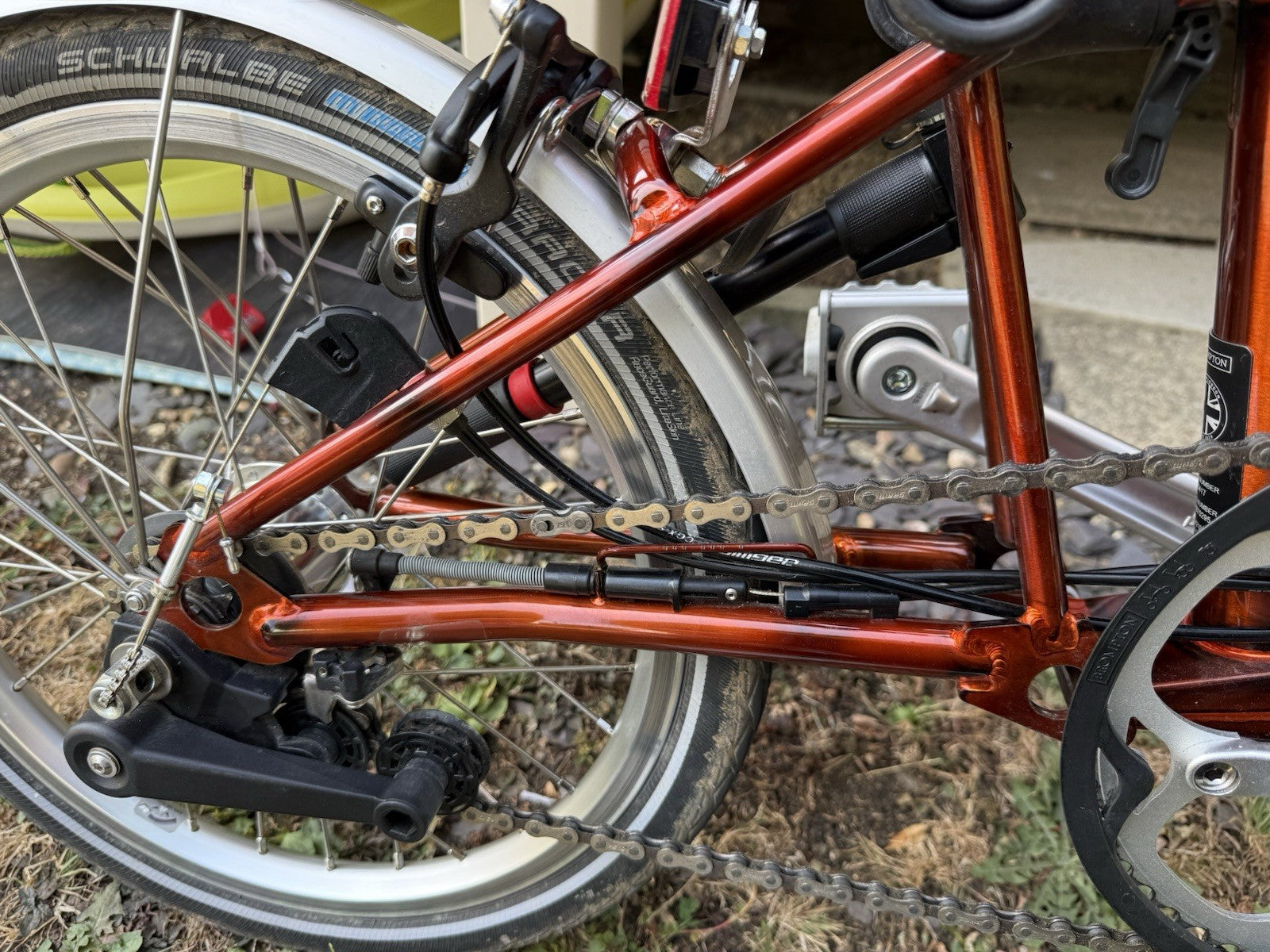 Brompton M6L 2019 Flame Lacquer