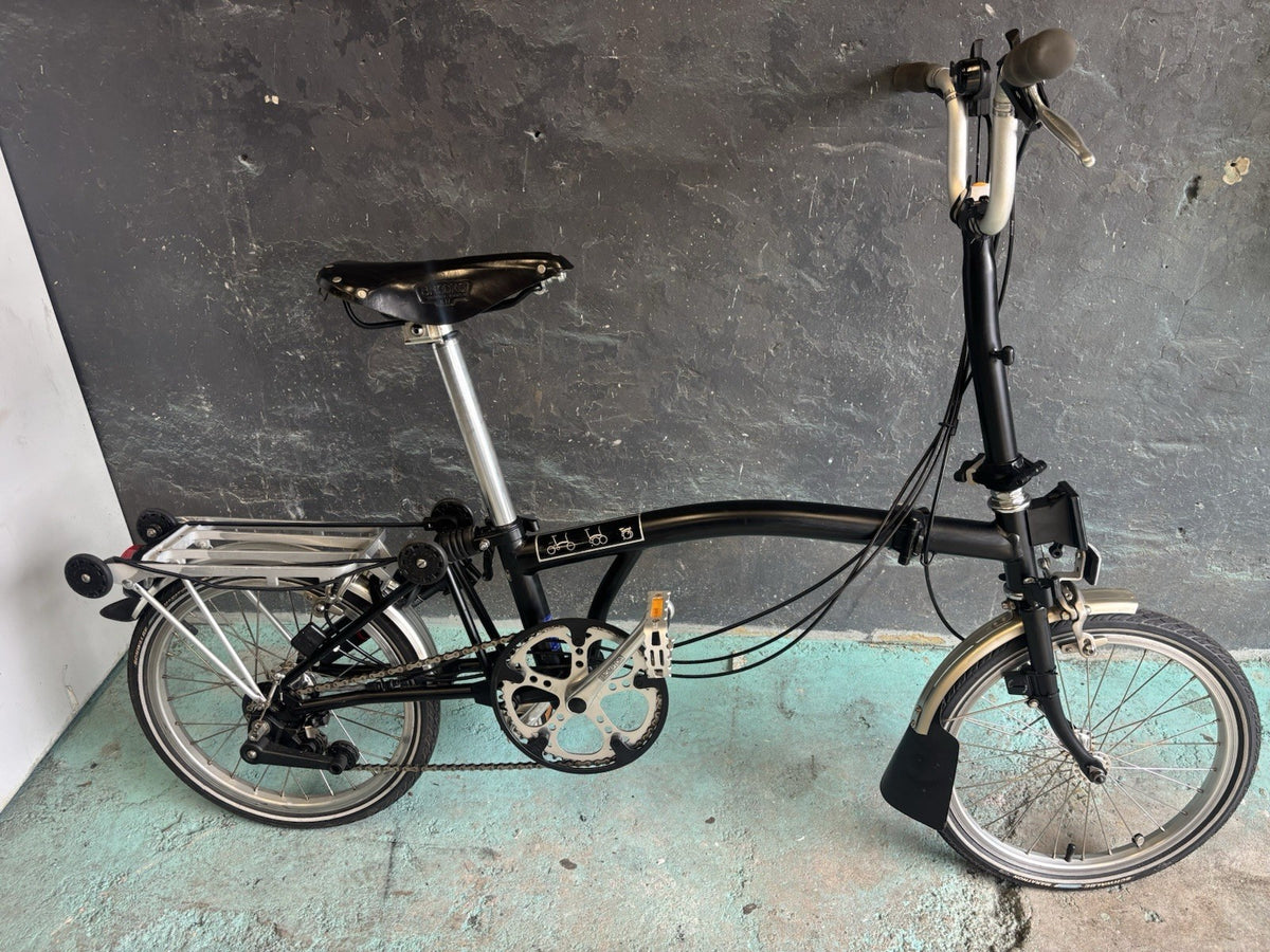 Brompton Folding Bike 6 Speed With Bags Immaculate Condition