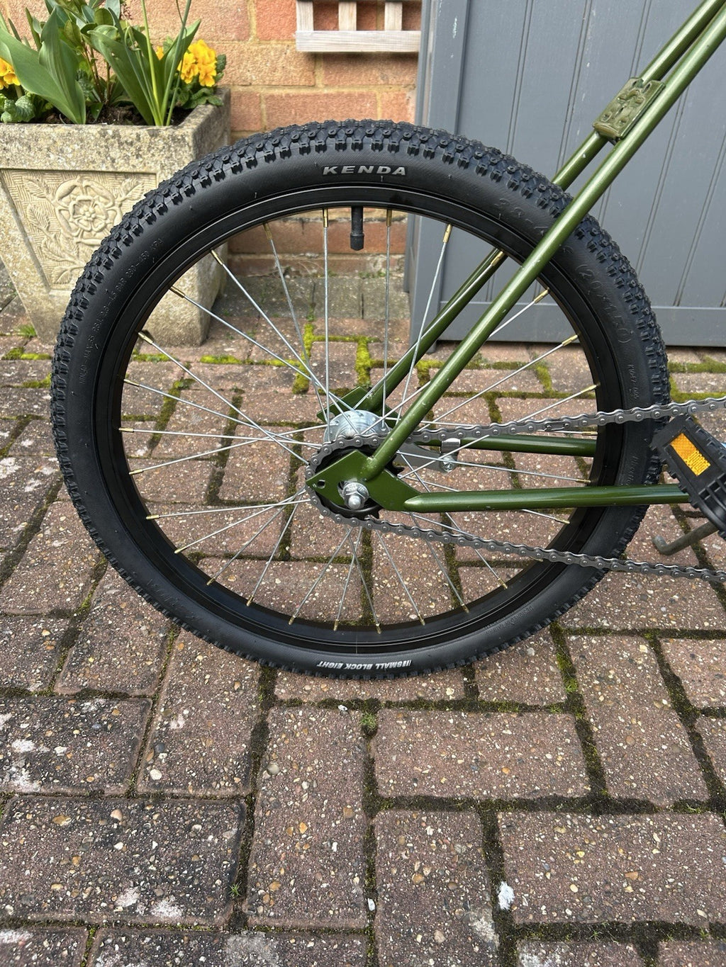 Pair of Customised Retro Nottingham-built Steel Raleigh Stowaway Folding Bikes