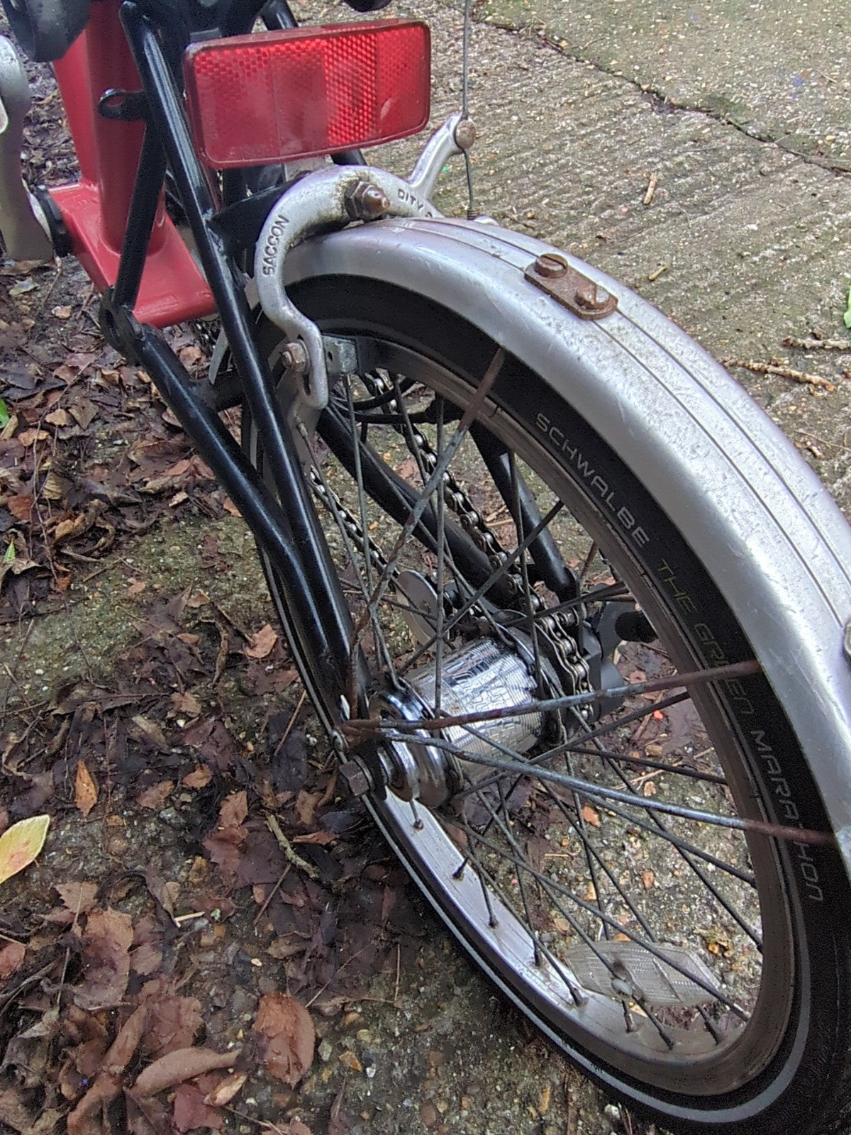 Brompton L5, 1997, Folding Bike, Excellent Condition, Red, Sturmey Archer