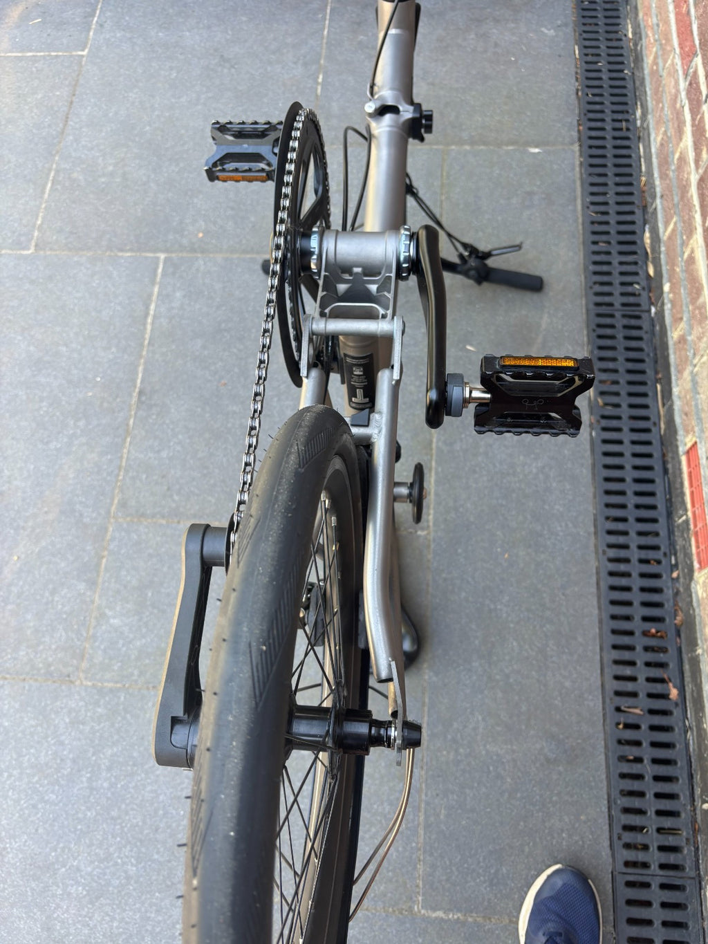 Brompton T Line 4 Speed Titanium Mint Condition