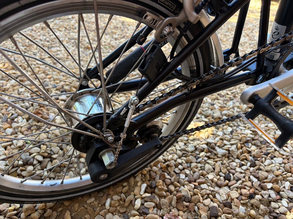 Brompton M3L Folding Bike x2 - Black & Pink - VGC